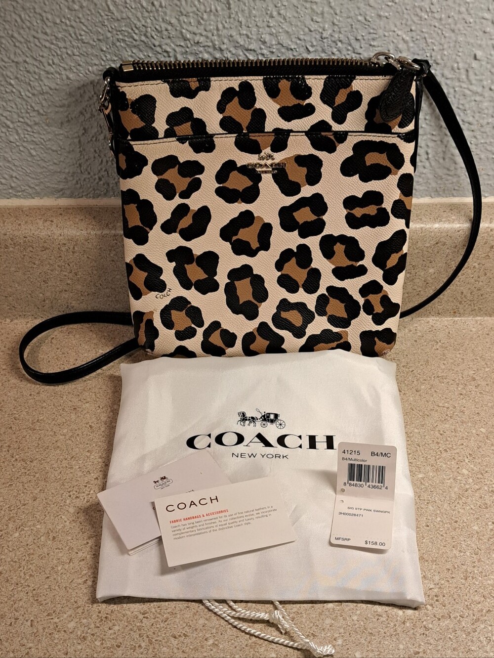 Coach Animial Print Crossbody Bag